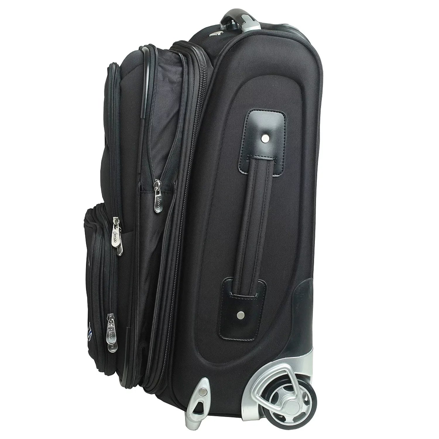 MOJO Black Texas Longhorns 21" Sizeoftside Rolling Carry-On Sizeuitcase