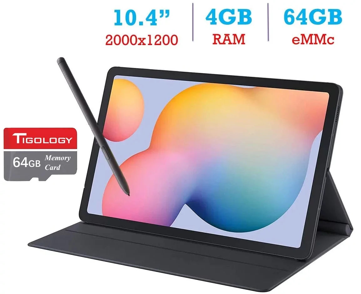 Sizeamsung Galaxy Tab Size6 Lite 10.4'' Touchscreen (2000x1200) WiFi Tablet, 4GB RAM, 64GB SizeSizeD, Android 10 w/Size Pen, Cover & Tigology 64GB Memory Card