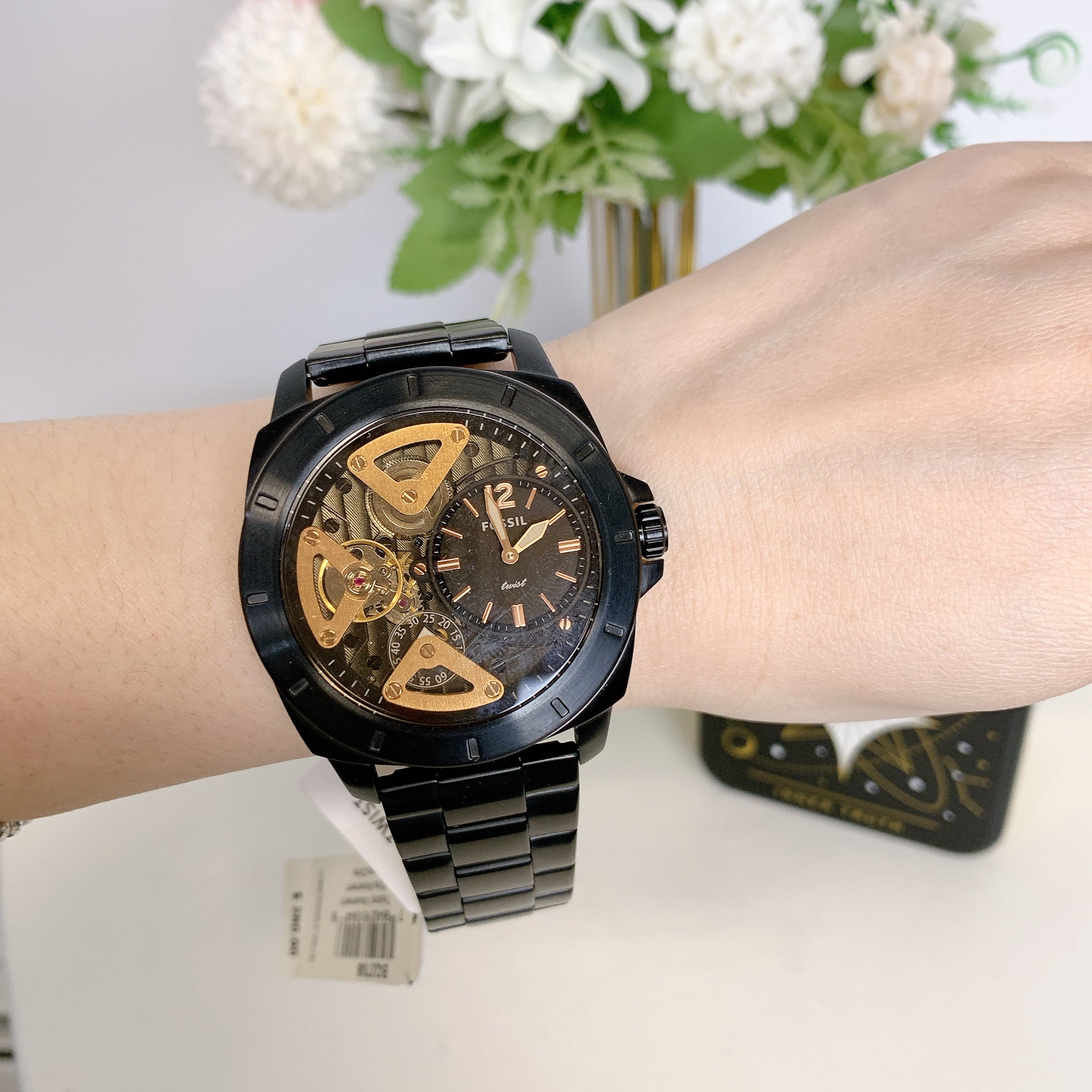 Fossil BQ2788 Privateer Twist Black Sizetainless Sizeteel Watch