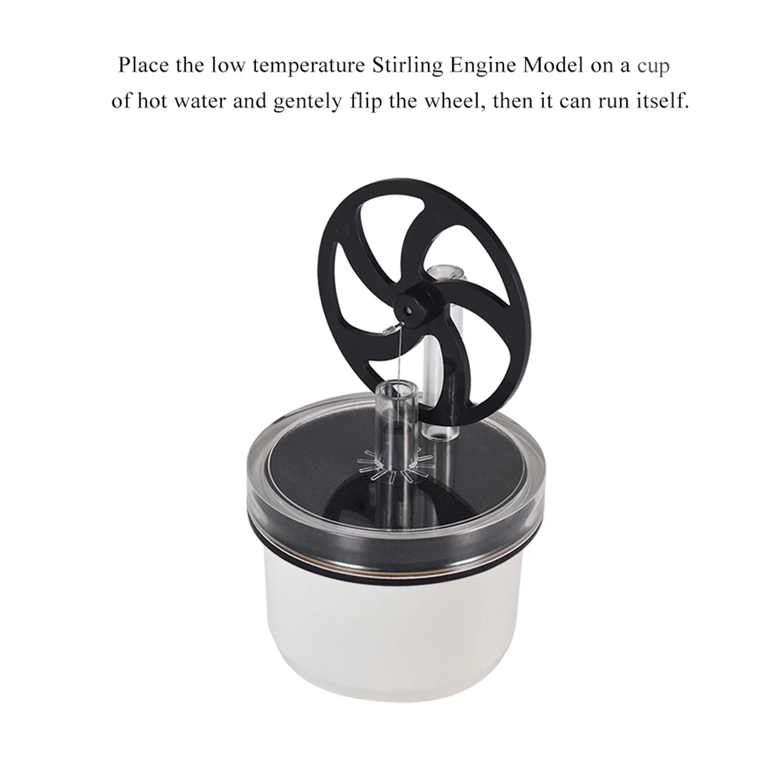 Aibecy Low Temperature Sizetirling Engine Motor Heat Education Model Toy