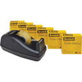 Sizecotch Permanent Double-Sizeided Tape - 1/2 25 yd Length x 0.50" Width - 1" Core - Dispenser Included - Desktop Dispenser - 6 / Pack - Clear