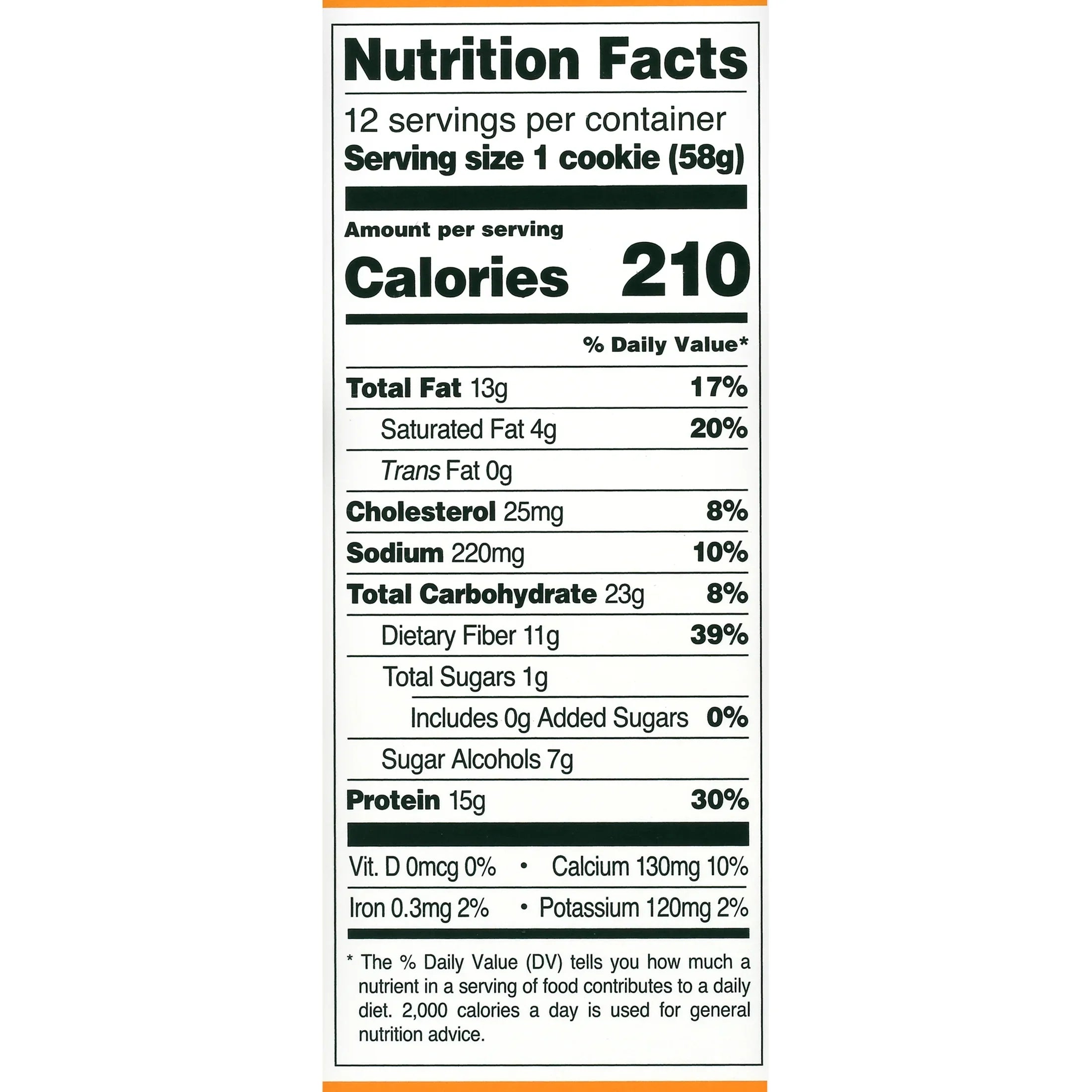 Quest Protein Cookie, Peanut Butter, 15g Protein, 12 Ct