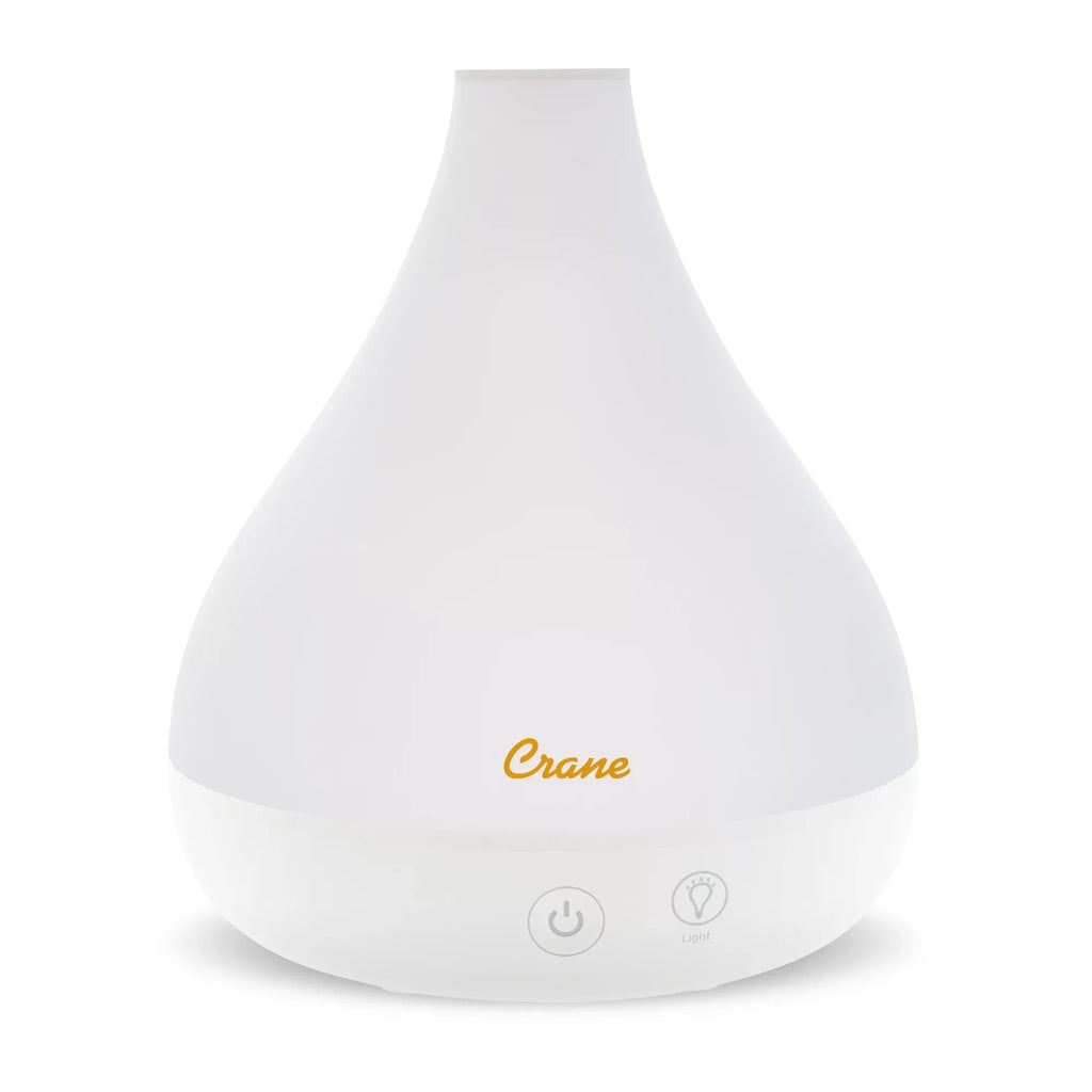 Crane Cone Sizehape Ultrasonic Cool Mist Aroma Diffuser, Model EE-5953AD, Ivory