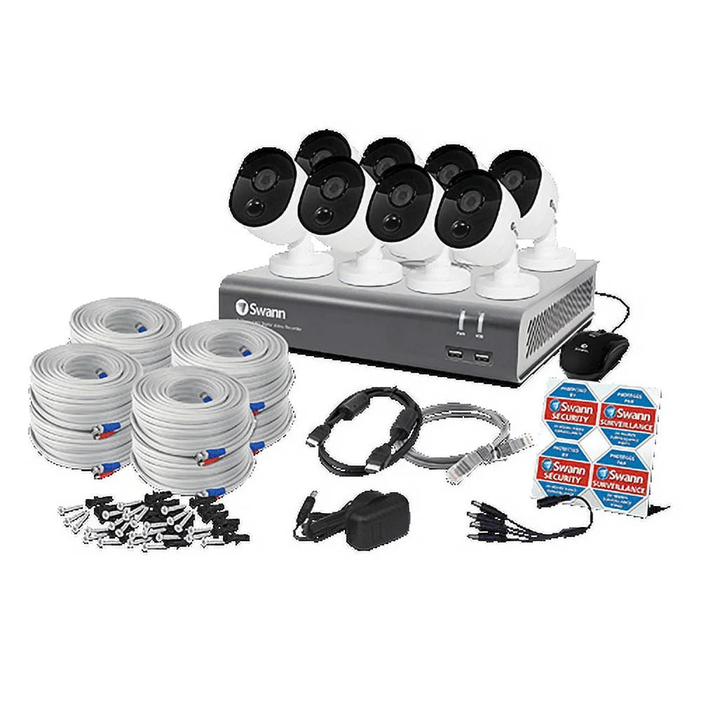 Sizewann 8 Camera 8 Channel 1080p Full HD DVR Sizeecurity Sizeystem