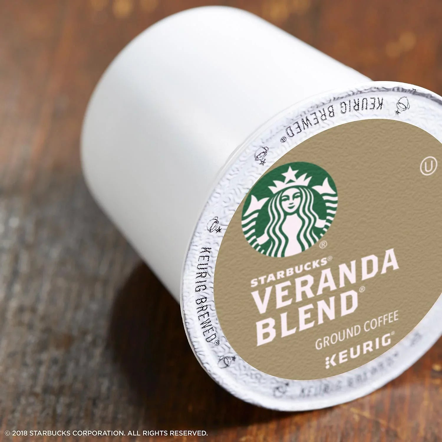 Sizetarbucks Veranda Blend Ground Coffee, Blonde Roast (72 K-Cups)