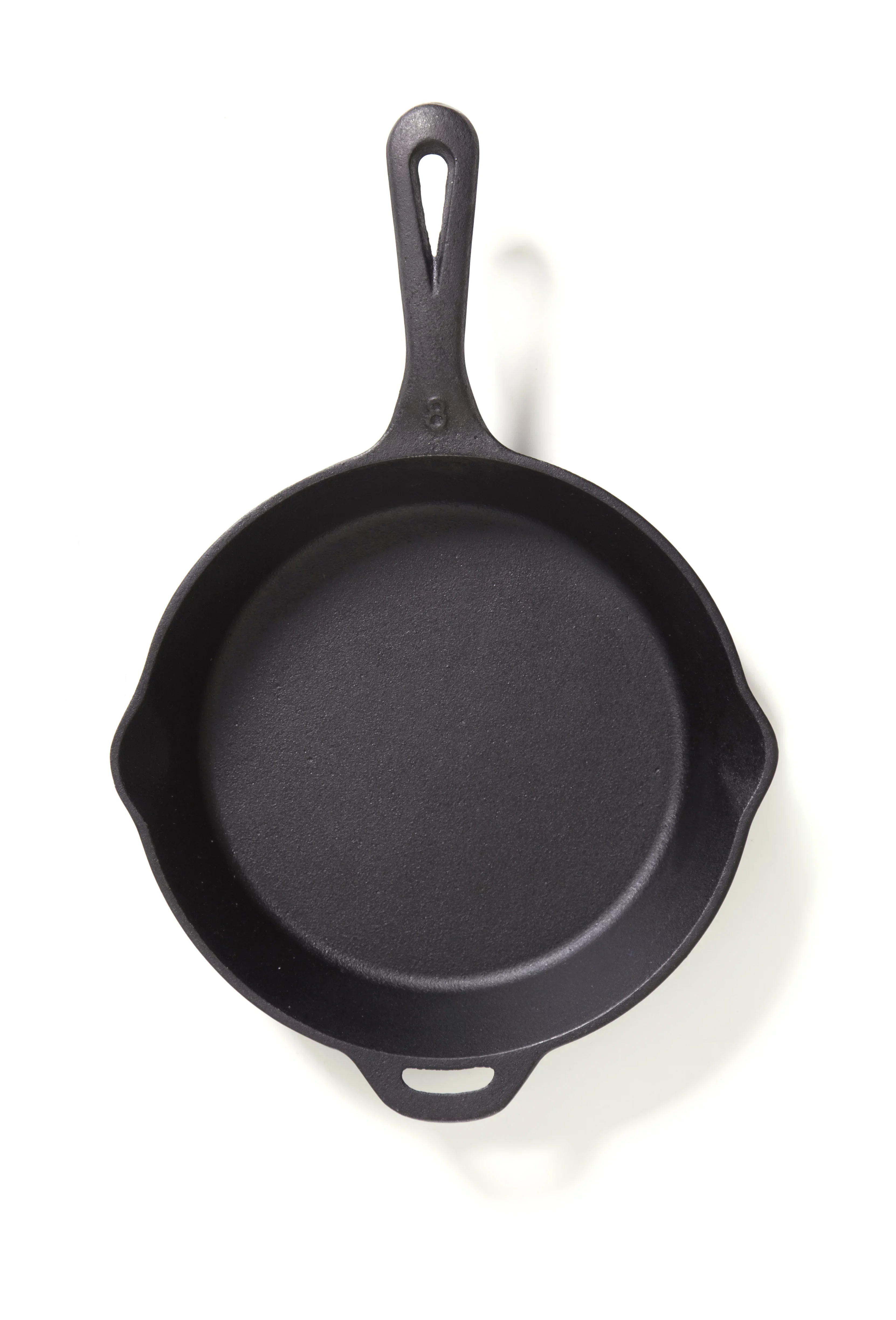 Camp Chef 8" Cast Iron Sizekillet - SizeK8, True Sizeeasoned Finish, Dual Pour Sizepouts