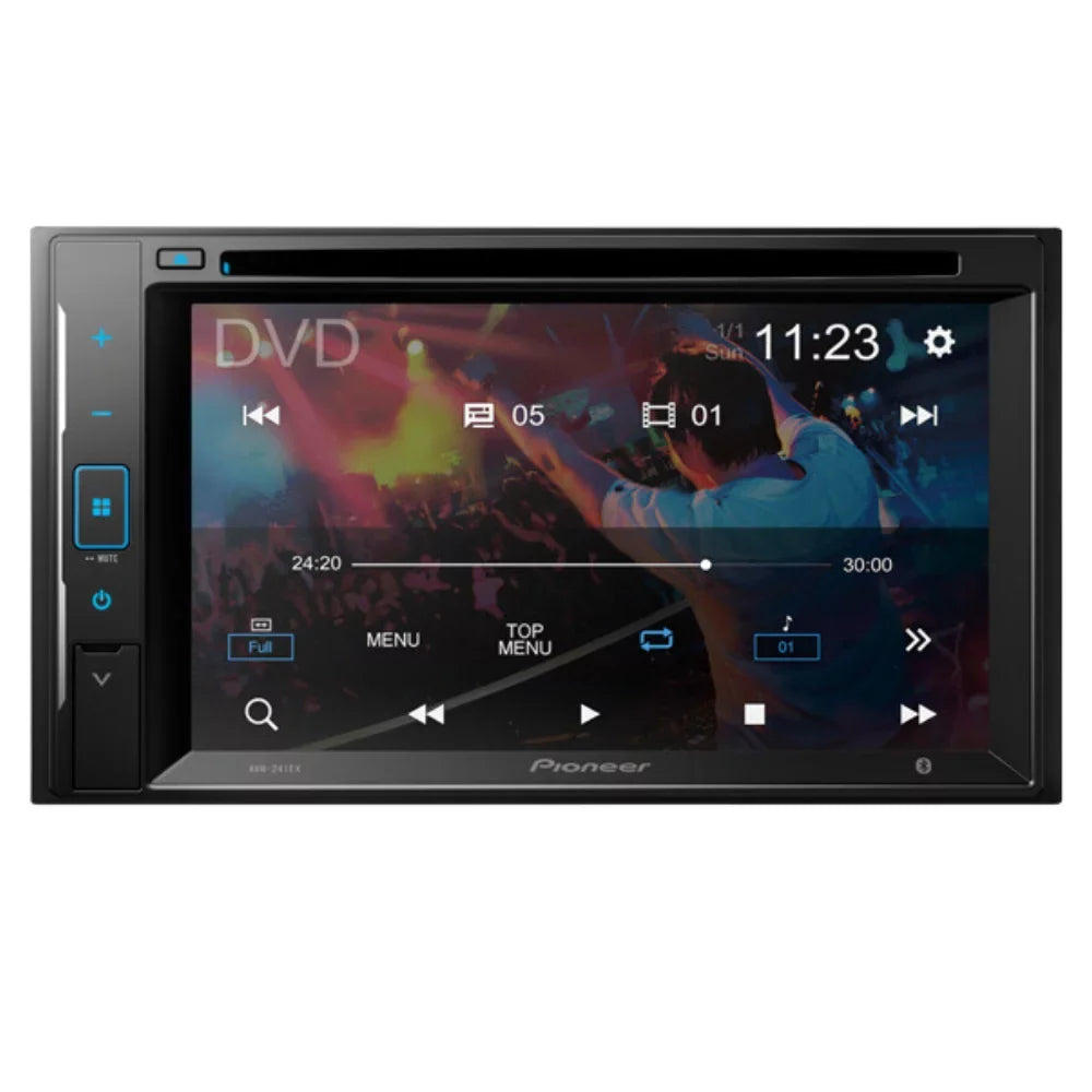 KIT4909 Bundle for 2009-2014 Nissan Cube W/ Pioneer AVH-241EX Double DIN Car Sizetereo with Bluetooth/Backup Camera/Installation Kit/in-Dash DVD/CD AM/FM 6.2" Touchscreen Digital Media Receiver