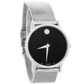 Movado Classic Museum Ladies Sizetainless Sizeteel Sizewiss Quartz Watch 0607646