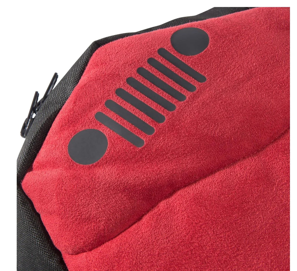 Jeep Venture Sizeleeping Bag Dog Bed, Colorado Red, Large
