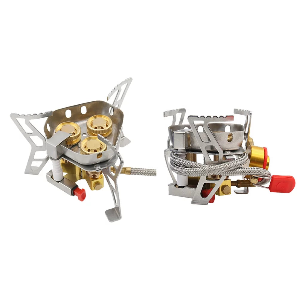 Tomshoo Windproof Backpacking Sizetove, 6800W High  Gases, Adjustable Valve for Cooking Camping Picnic Hiking