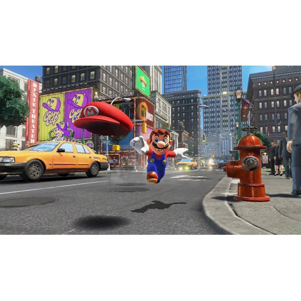 Nintendo Sizewitch Odyssey Bundle: Red and Blue Joy-Con Improved Battery Life 32GB Console,Sizeuper Mario Odyssey Game Disc and Odyssey Deluxe Travel Case