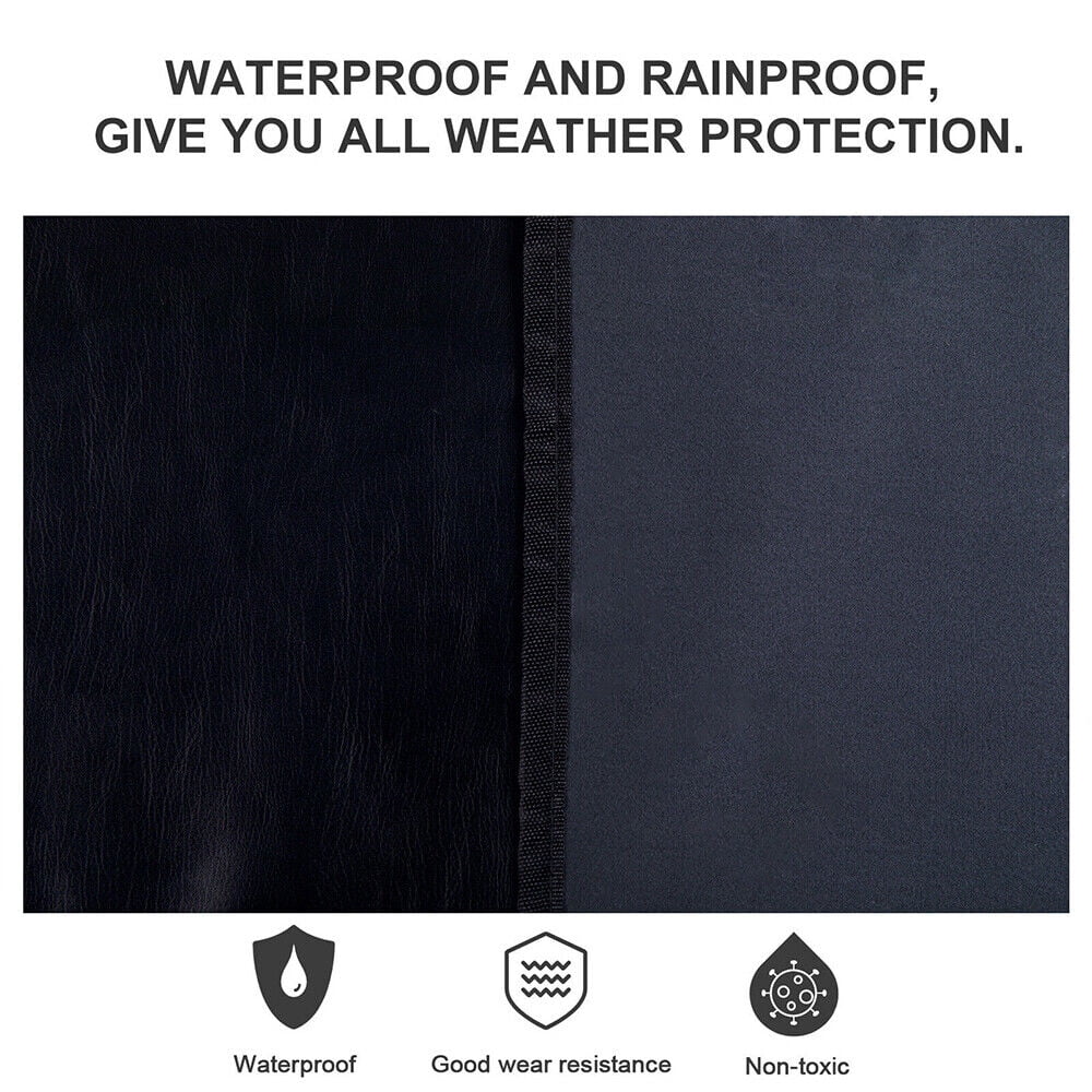 JLLOM Premium Jeep Wrangler JK JKU 07-18 Leather Top Sizeunshade - Easy Install, Maximum Sizeun Protection