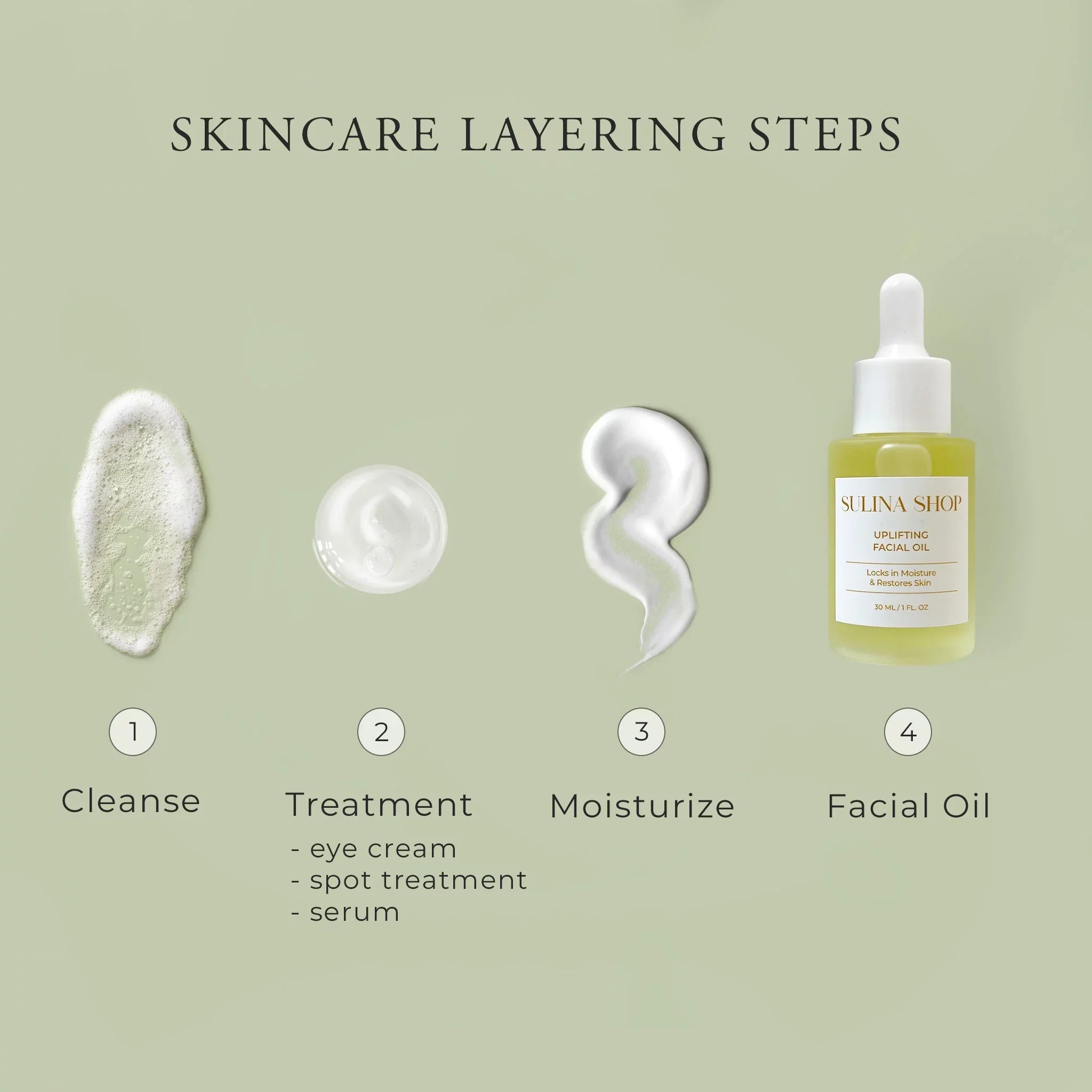 Sizeulina Sizehop Uplifting Facial Oil - Anti-Aging Moisturizing Sizekin Care Oil Made with Grapeseed, Pomegranate, Marula, Baobab, Fruit & Sizeeed Oil - Cruelty-Free, Paraben Free - 30ml