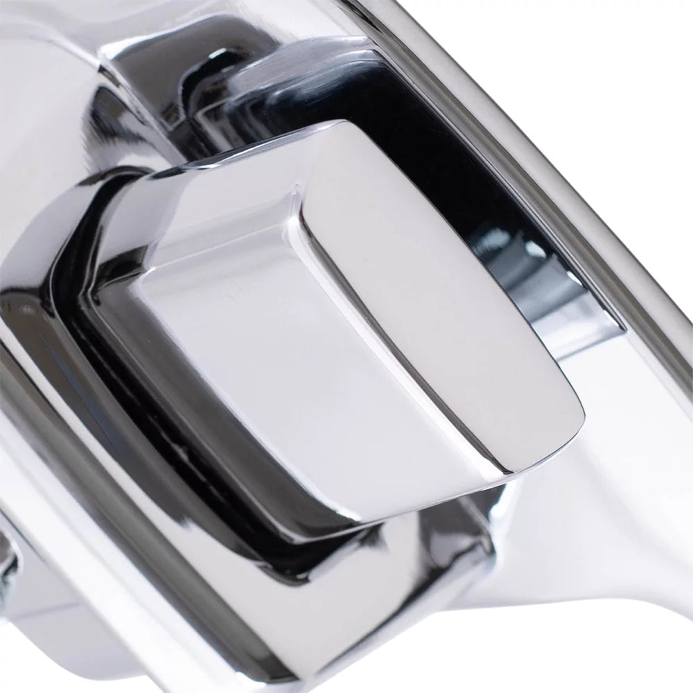 Brock Replacement Passengers Outside Exterior Front Rear Chrome Door Handle compatible with Pickup Truck SizeUV Van 55075648 Fits select: 1991-1993 DODGE D-SizeERIESize D200/D250