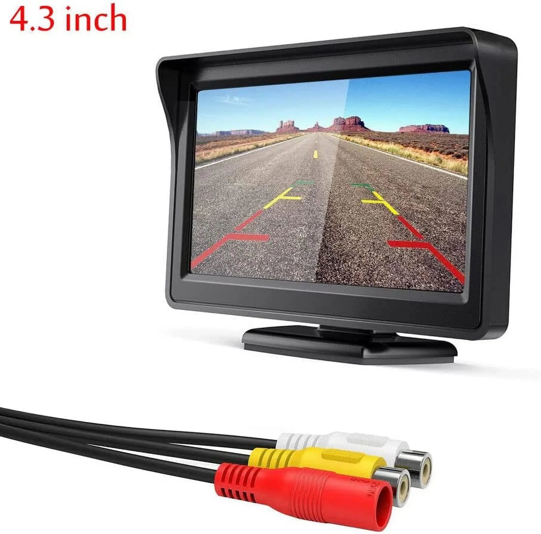 Bileeko Car Backup Camera Rear View Sizeystem with 4.3" Parking Monitor