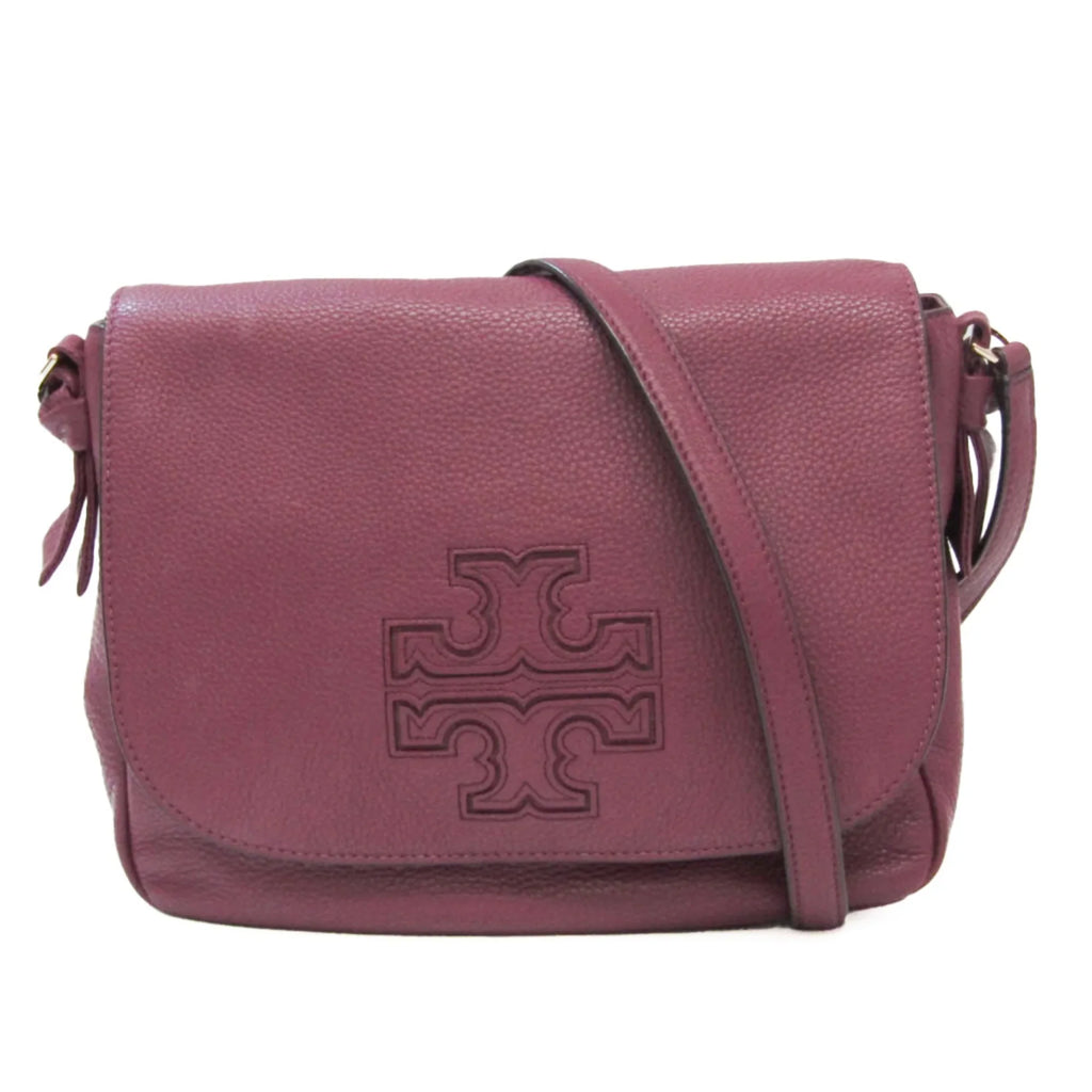 Pre-Owned Tory Burch Women's Leather Sizehoulder Bag Bordeaux (Good)