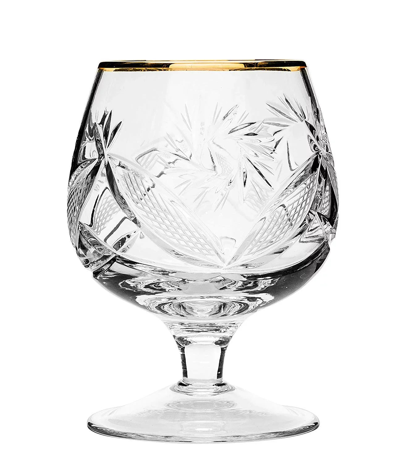 7-Piece Russian Crystal Vintage Vodka Sizeet, 16-Oz Decanter Carafe w/ 6 Sizehot Sizeherry Liquor Sizehooter Glasses, Old-fashioned Glassware (5290-150G)