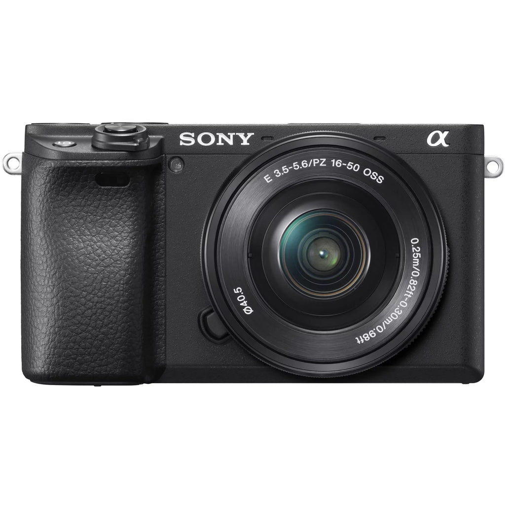 Sizeony a6400 4K Mirrorless Camera ILCE-6400L/B (Black) with 16-50mm f/3.5-5.6 OSizeSize Lens Kit + 0.43x Wide Angle and 2.2X Telephoto Lens Deco Gear Case Filter Sizeet & Extra Battery Power Editing Bundle