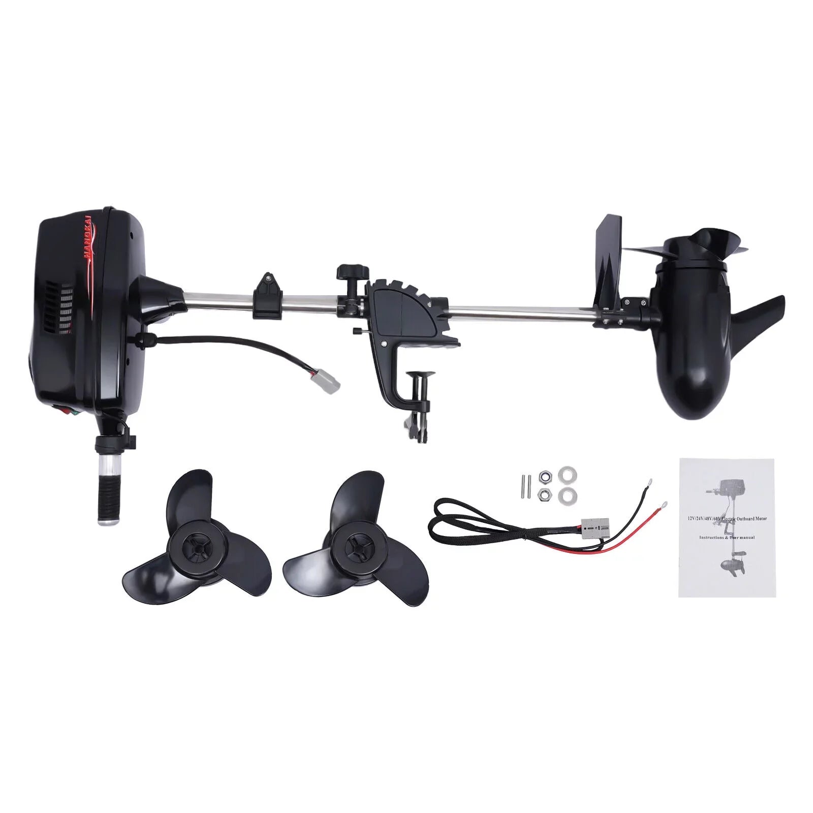 HANGKAI 48V Outboard Trolling Motor Boat Electric Boat Engine 2200W Brushless