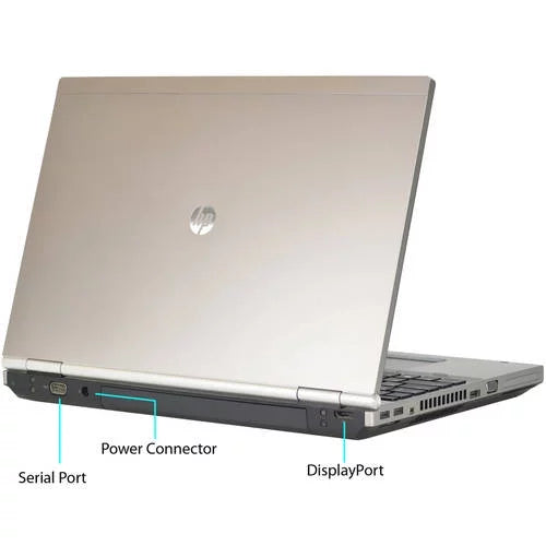 Used HP 15.6" EliteBook 8570P Laptop PC with Intel Core i7-3720QM Processor, 8GB Memory, 750GB Hard Drive and Windows 10 Pro