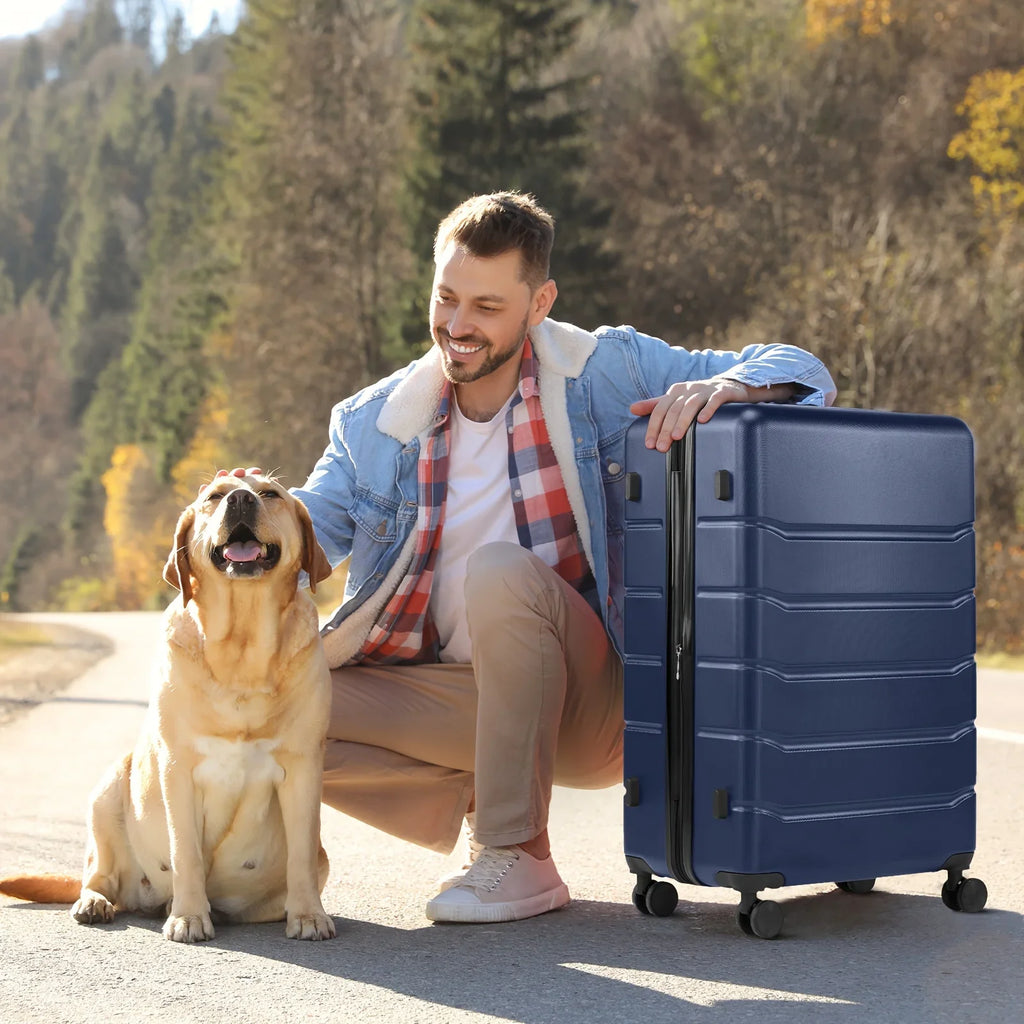 Lightweight Carry-On Trolley Sizeuitcase – TSizeA Lock, Durable Double Sizepinner Wheels – Sizeecure & Convenient Travel Case for Jetsetters