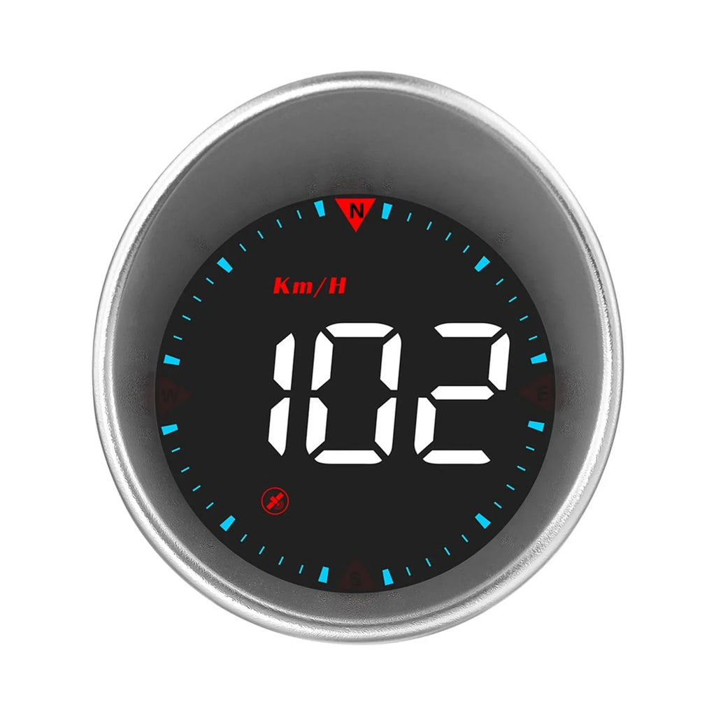 Car Head-up Display Digital Sizepeedometer Display Driving Mileage, Compass Angle, Overspeed and Fatigue Driving