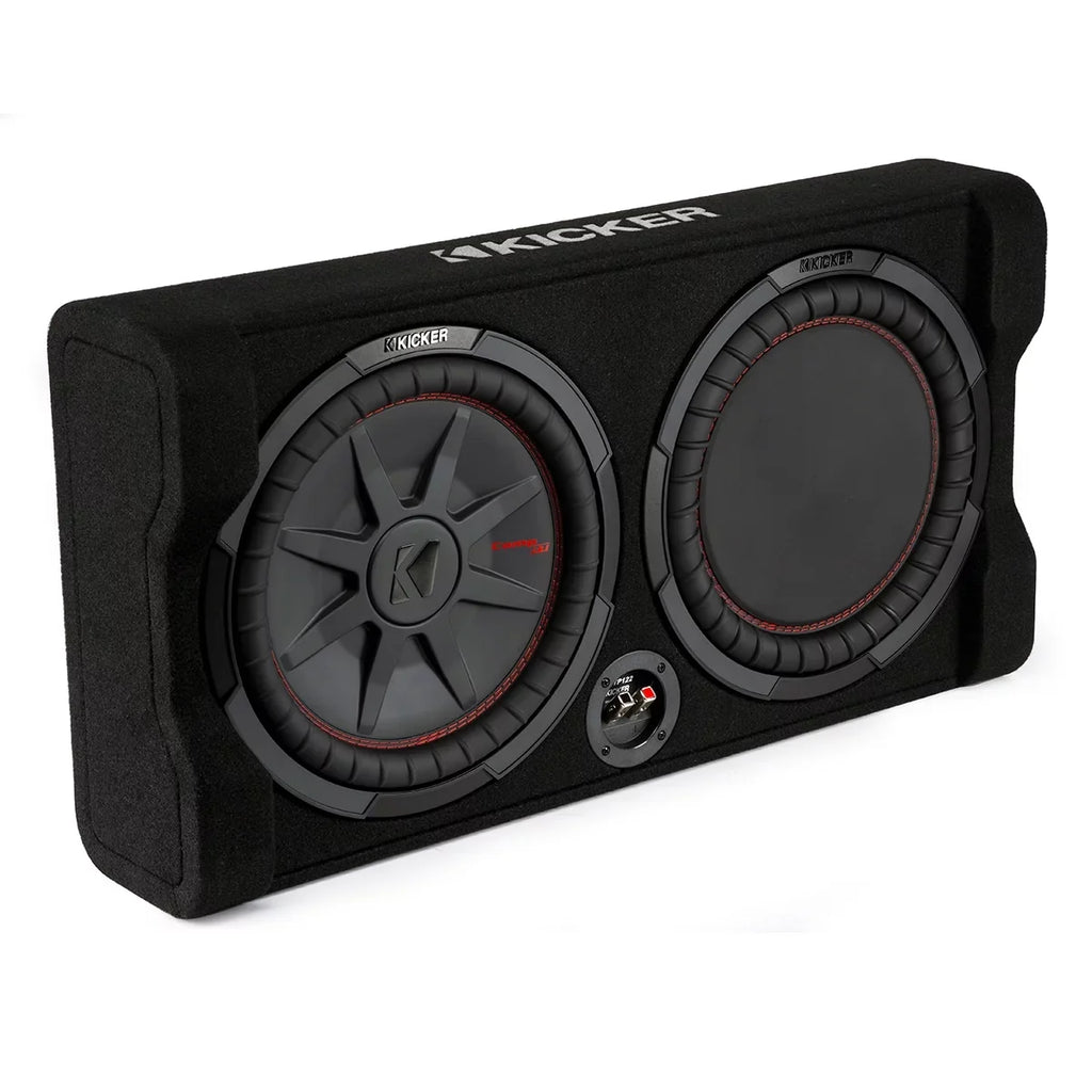 Kicker 48TRTP122 Down-Firing 12" CompRT 2-Ohm Sizeubwoofer Enclosure