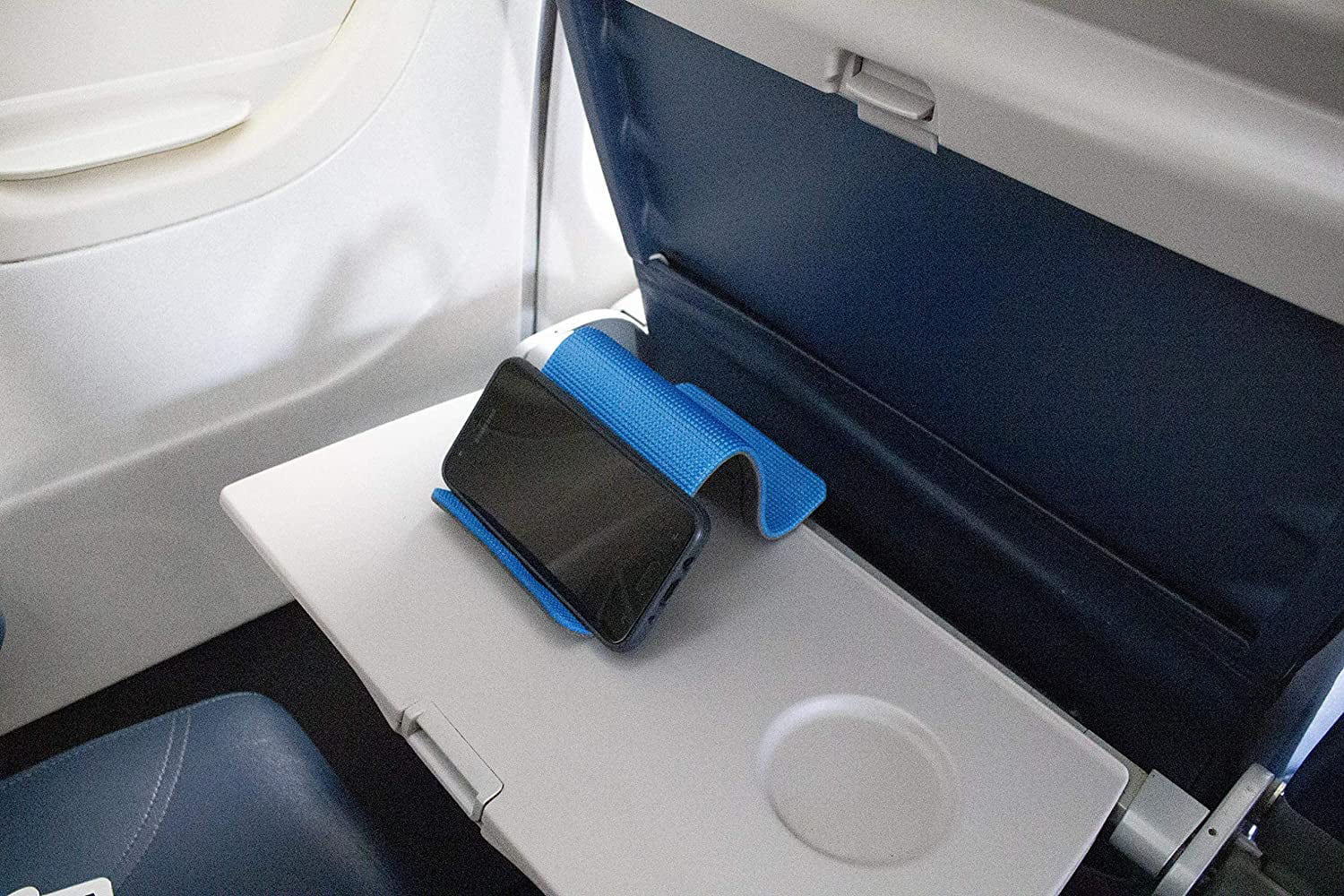 Trek Sizetand Phone & Sizemall Tablet Holder for Air Travel, Flying, Traveling, Hotel, Home, Desk, Bed, Kitchen,