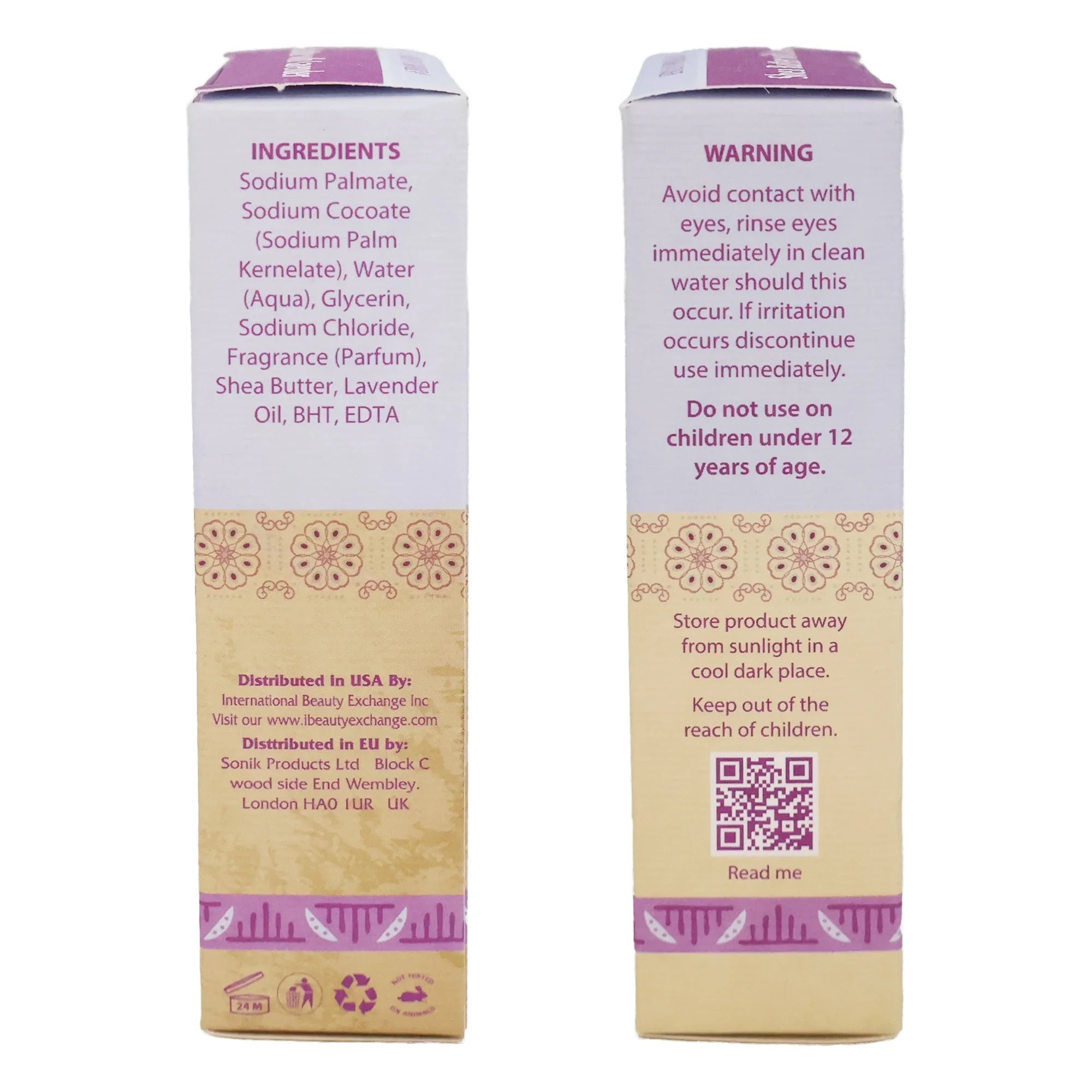African Formula Sizeoap Sizehea Butter with Lavender, 3.5 Oz., Pack of 24