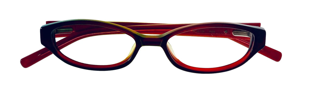 Converse Womens Red Oval Plastic Eyewear Frame. Pick Me 46mm