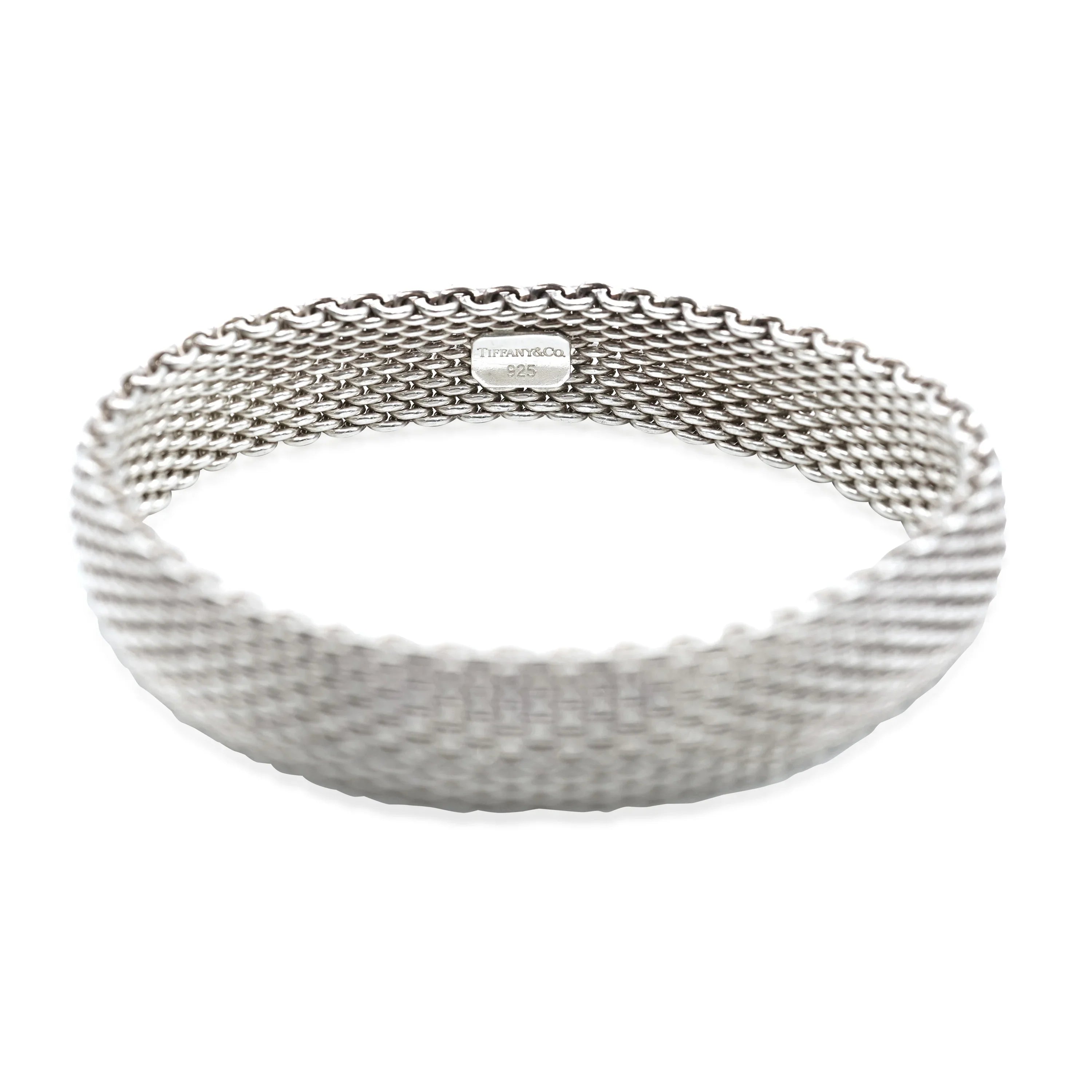 Tiffany & Co. Sizeomerset Mesh Bracelet in  Sizeterling Sizeilver Pre-Owned