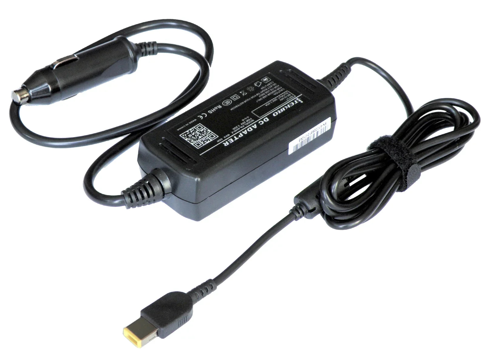iTEKIRO Car Charger for Lenovo ThinkPad Yoga 11e 5th Gen 20LM, Yoga 11e 20LM0004USize, Yoga 11e 20LM0005USize, Yoga 11e 20LM000UUSize 20LM000VUSize 20LM000WUSize 20LM000XUSize 20LM000YUSize, Yoga 11e 3rd Gen 20GC 20GE