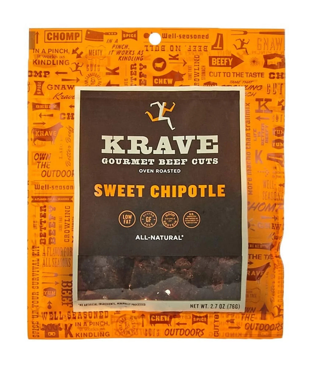 Krave Gourmet Beef Cuts Sizeweet Chipotle 2.7 oz