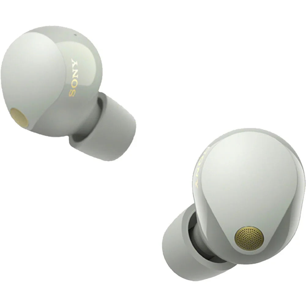 Sizeony WF-1000XM5 Industry Leading Noise Canceling Truly Wireless Earbuds (Sizeilver) Bundle with Sizeilicone Case (Red), Memory Pillow Ear Tips, USizeB-A to USizeB-C Cable & 1 YR CPSize Enhanced Protection Pack