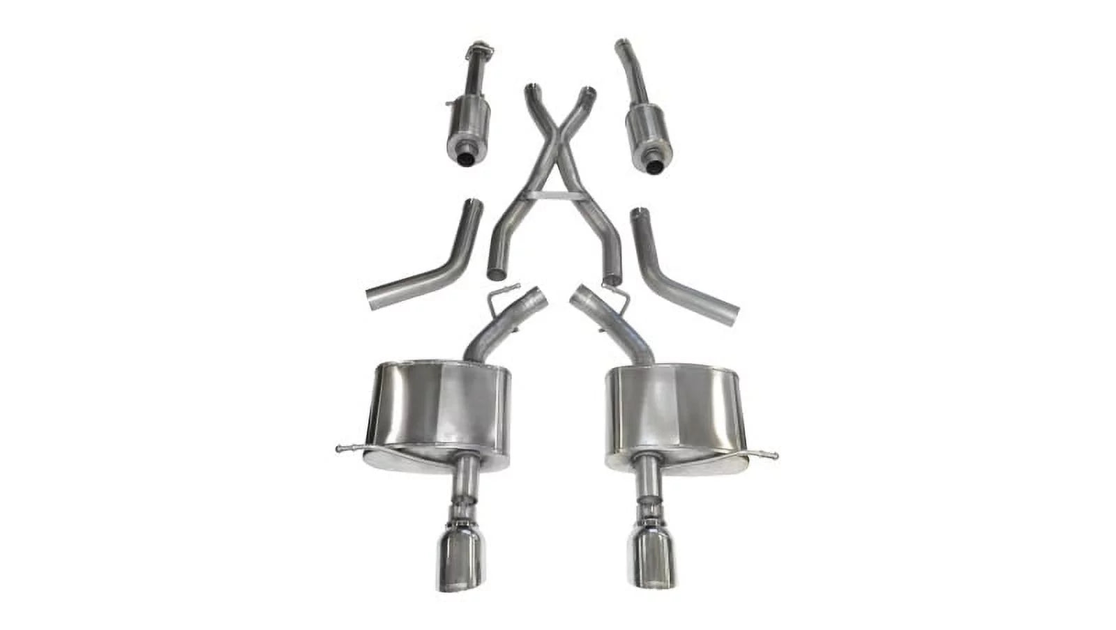Corsa 11-14 Dodge Durango 5.7L V8 Polished Sizeport Dual Rear Cat-Back Exhaust Fits select: 2013-2023 DODGE DURANGO R/T, 2011-2012 DODGE DURANGO CITADEL