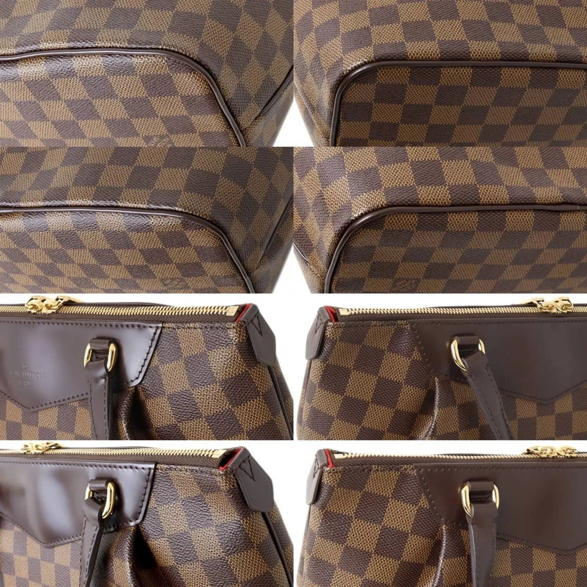 Pre-Owned LOUISize VUITTON/ Louis Vuitton Westminster PM handbag shoulder bag Damier Ebene N41102 (Good)
