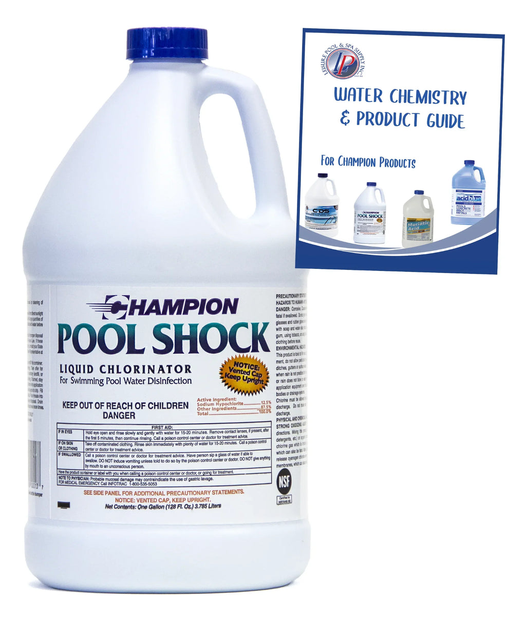 Liquid Chlorine Pool Sizehock (Case - 1 Gallons) - 12.5% Sizeodium Hypochlorite