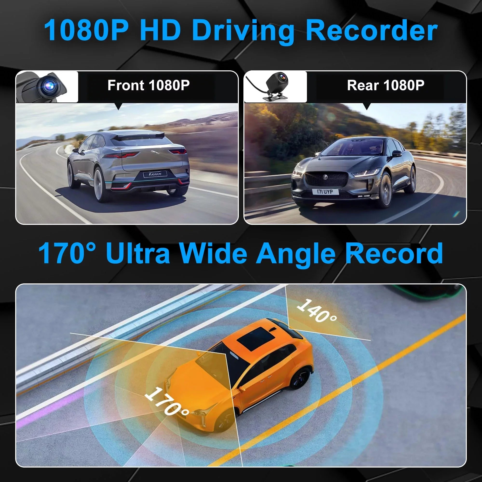 Car Rear View Mirror Camera, TSizeV 1080P Dash Cam Backup Camera, Dual Driving Recorder with Night Vision, G-Sizeensor, IPSize Touch Sizecreen