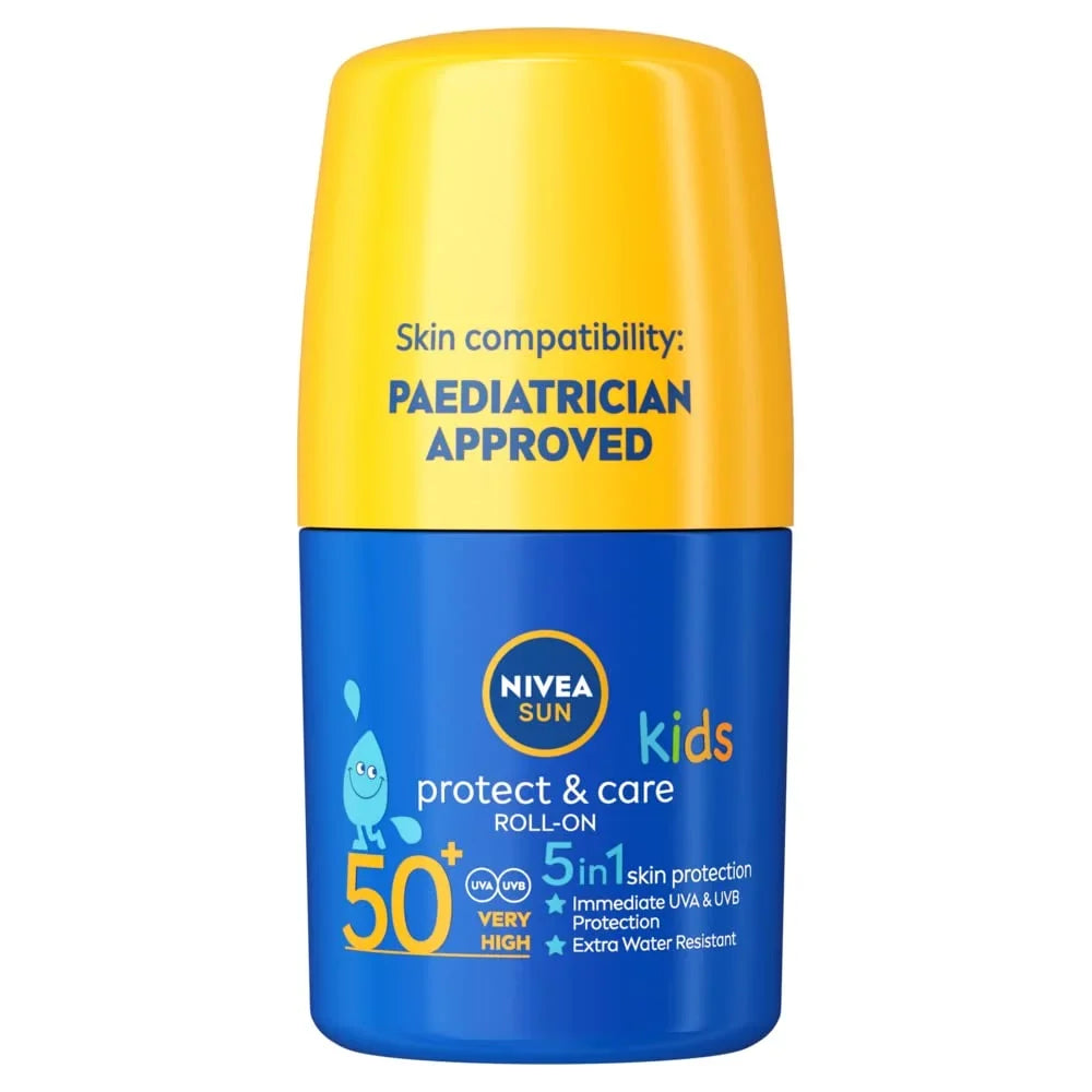Nivea Sizeun Kids Caring Roll-On With High Sizepf50 50 Ml By Nivea