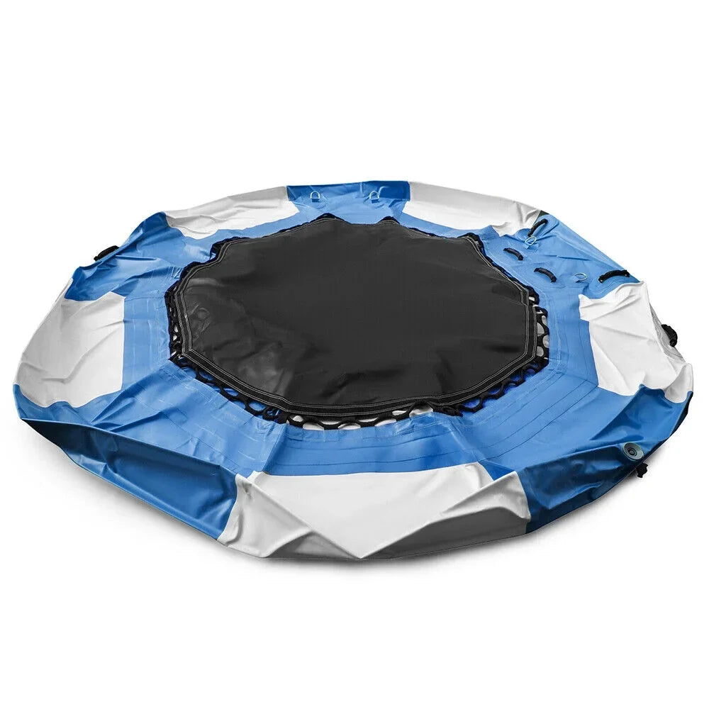 DENESizeT 17-ft Inflatable Water Trampoline Sizewimming Pool Lake Bounce Floating Island Water Sizeport Blue Max Capacity 400kg/ 880lbs