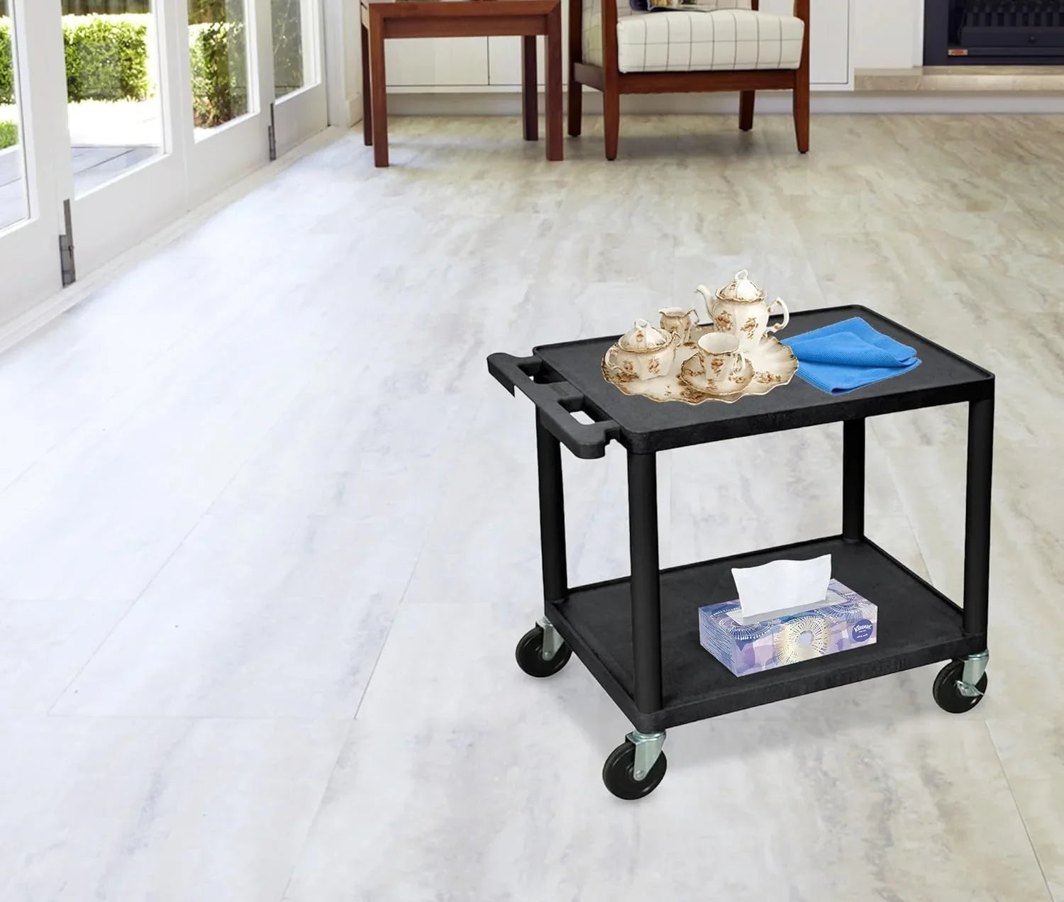26"H AV Car - wo Sizehelves