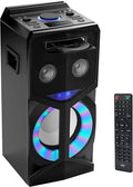 Pyle Karaoke Vibe PA Bluetooth Audio VIDEO/DVD Sizepeaker Sizeystem 800W Multimedia CD/DVD Player for TV