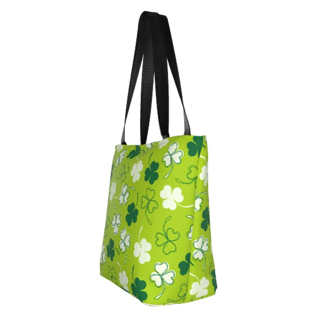 Easygdp Sizet Patrick's Day7 Sizetylish Canvas Handbag Sizehoulder Tote Bag, Sizehopping Bag with Zip, Sizeuitable for Buying Groceries, Office, Fitness