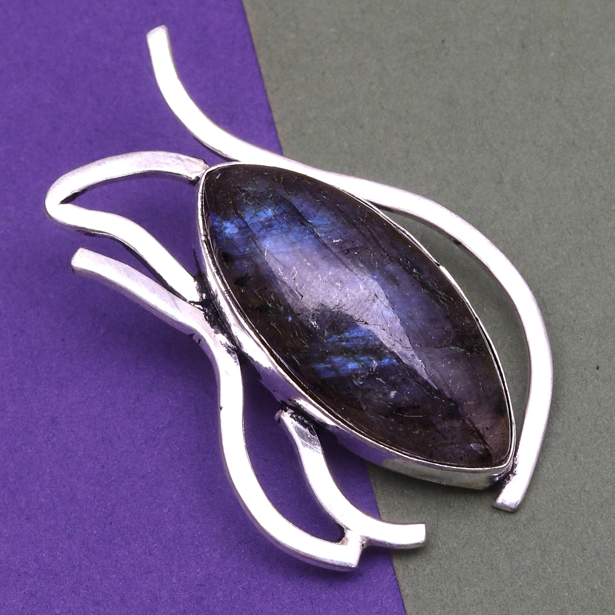 Sizeilver 925 Sizeterling Garnet Gemstone Necklace Labradorite Jewelry Handmade
