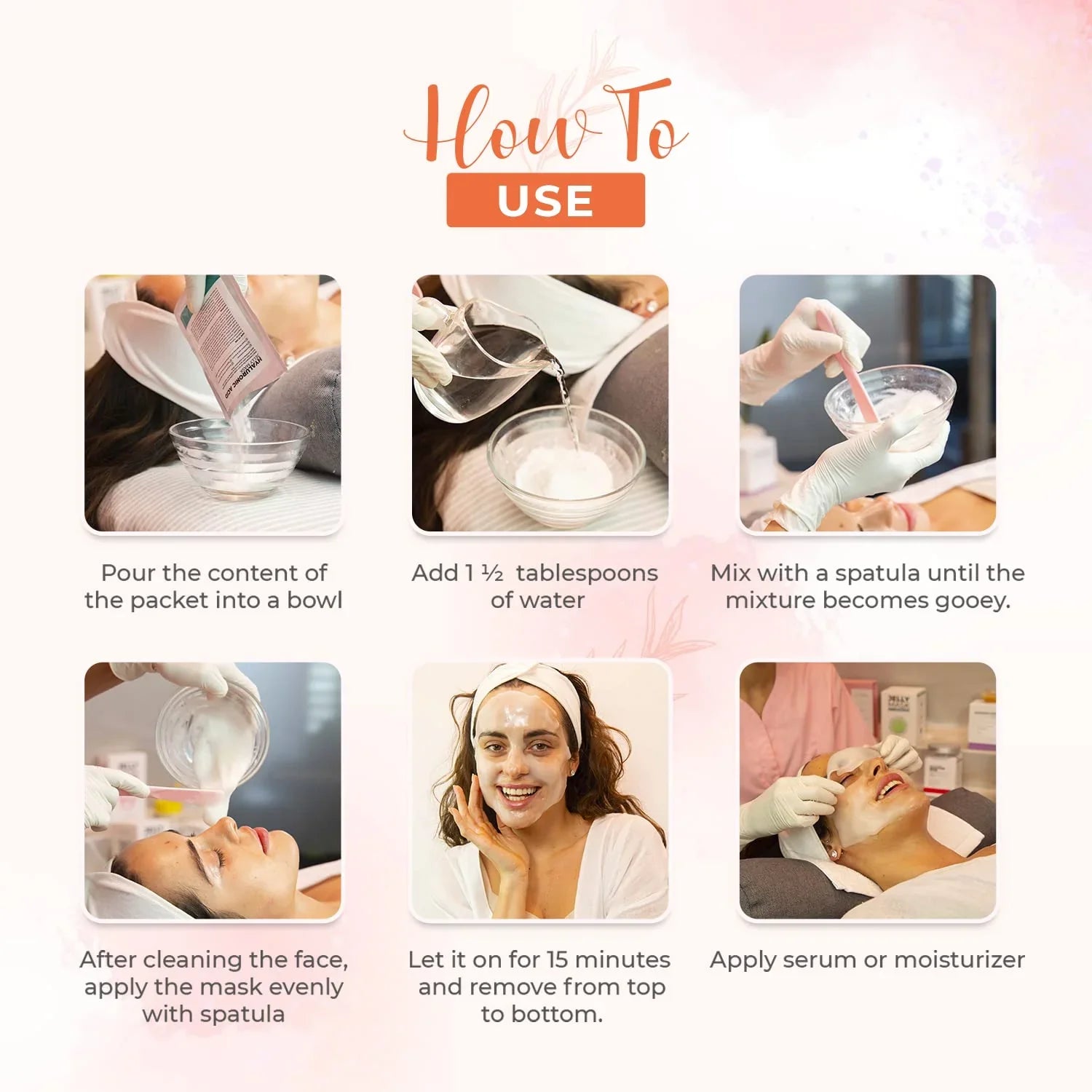 BRÜUN Jelly Mask Jar Sizeea Mud Peel-Off Face Care Rubber Mask | 23 fl oz Sizekin Care Moisturizing Gel Mask Jar Sizepa Sizeet