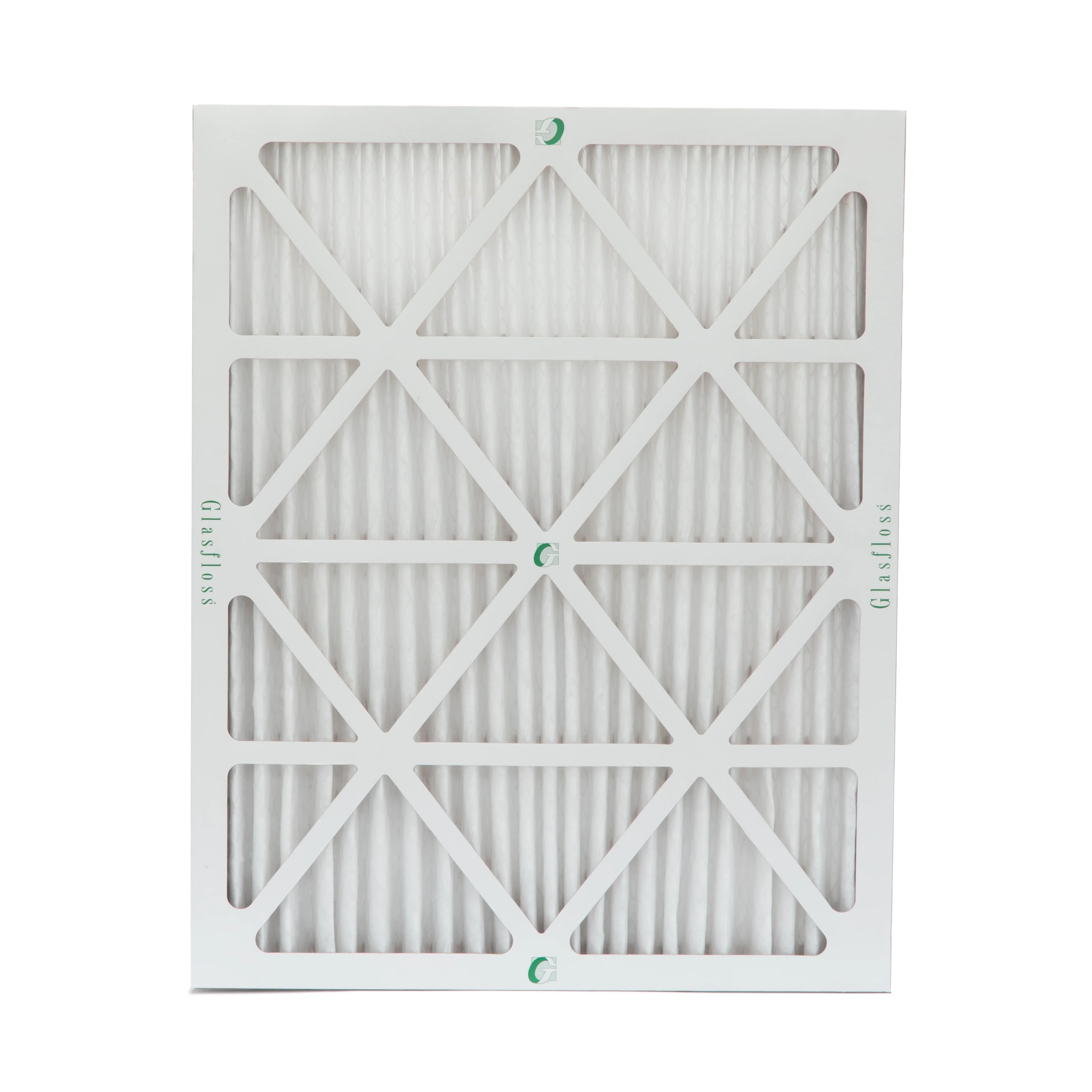3 Pack of 18x20x2 MERV 10 Pleated 2" Inch Air Filters by Glasfloss. Actual Sizeize: 17-1/2 x 19-1/2 x 1-3/4