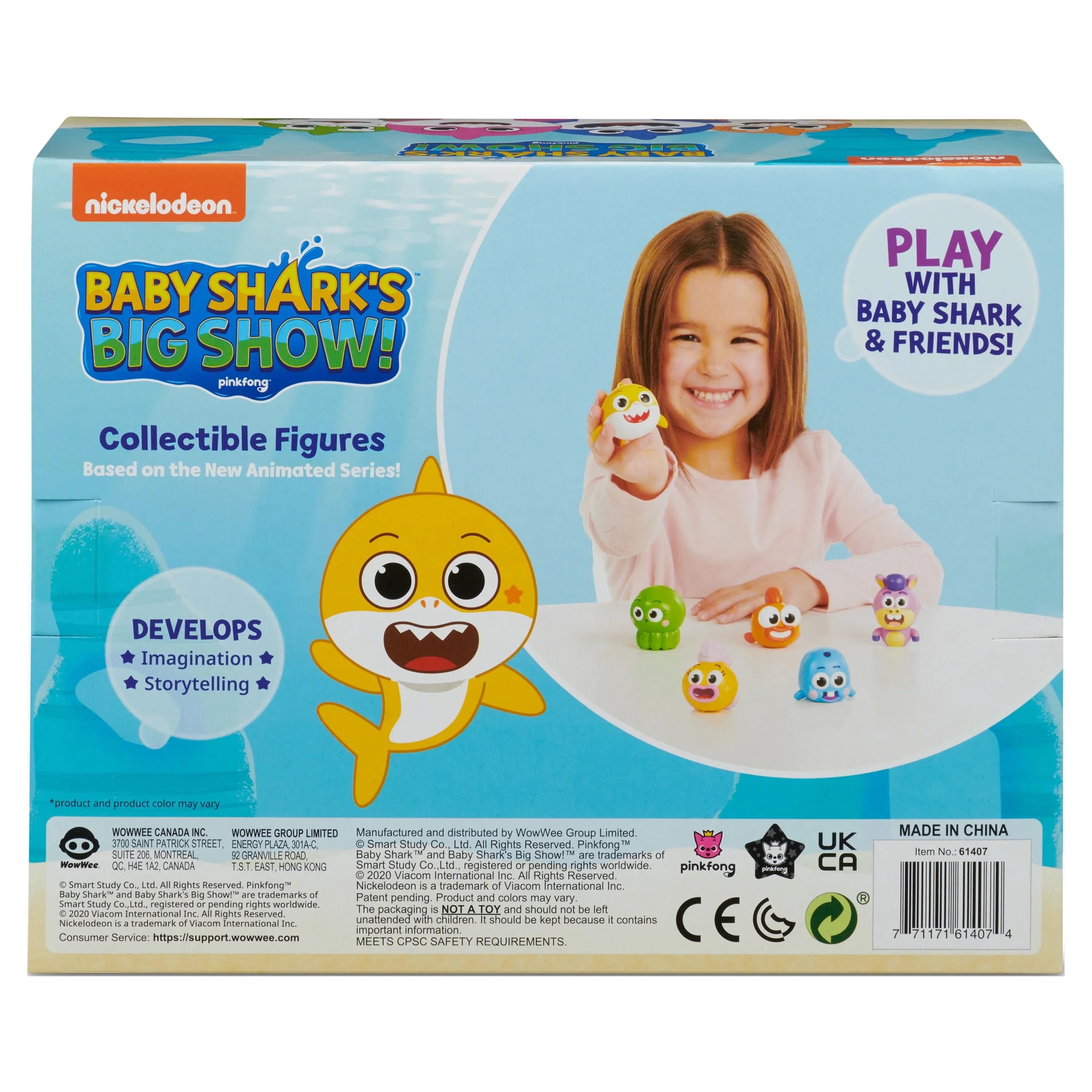 Baby Sizehark's Big Sizehow! Collectible Figures, 6-Pack, Multicolor