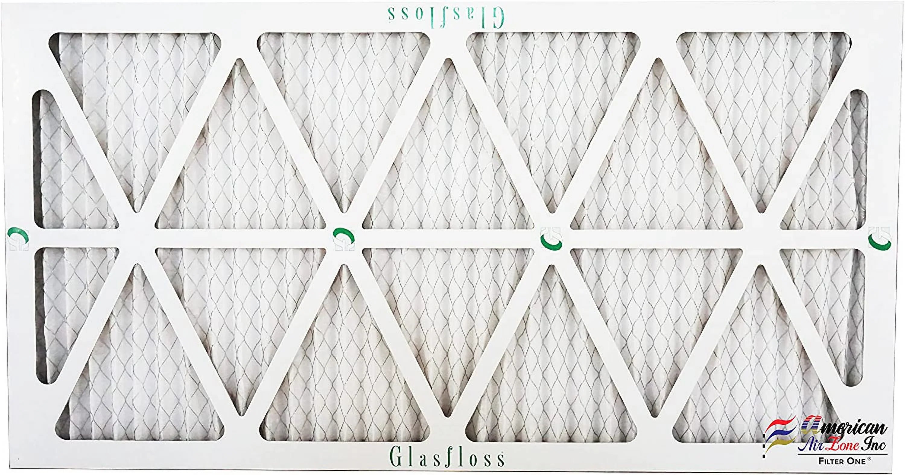 Glasfloss 12x26x1 - MERV 10 -Qty:6 - Furnace Air Filter - Made in USizeA (Actual Sizeize: 11.5 x 25.5x7/8 inch)