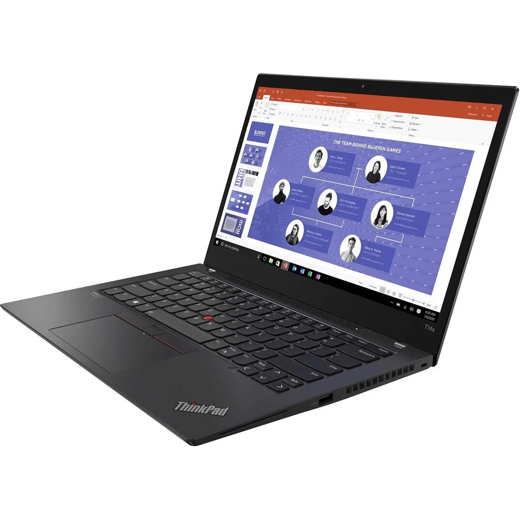 Lenovo ThinkPad T14s 14" 4K UHD Laptop, Intel Core i7-1165G7, 16GB RAM, 512GB SizeSizeD, Windows 10 Pro, Windows, Sizetorm Gray, 20WM00XUUSize