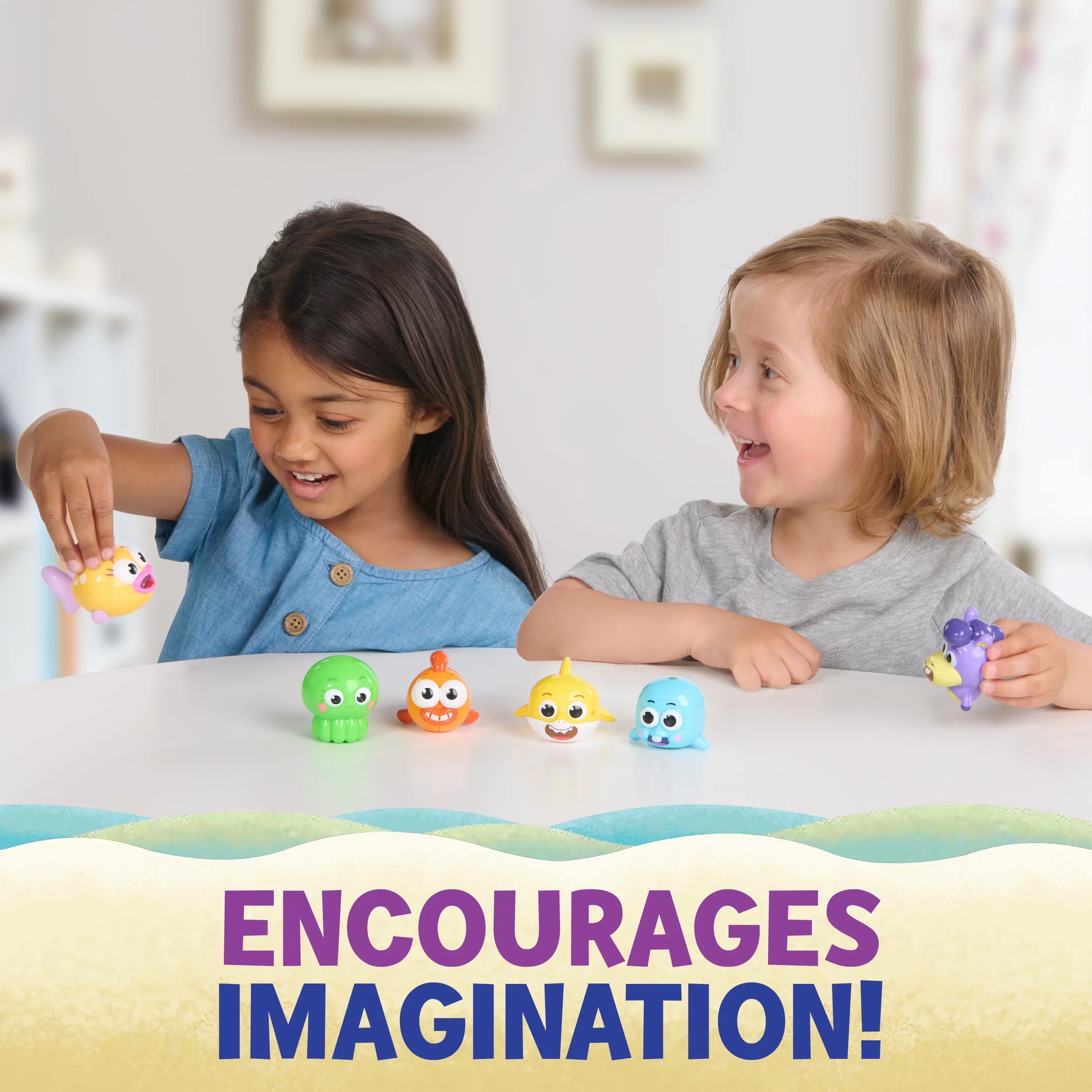 Baby Sizehark's Big Sizehow! Collectible Figures, 6-Pack, Multicolor